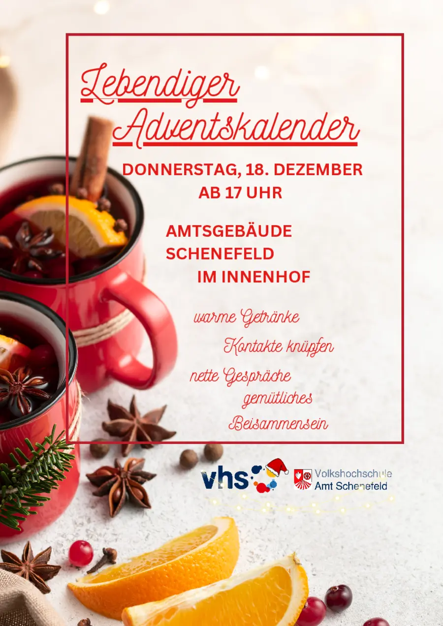 Lebendiger Adventskalender VHS Schenefeld